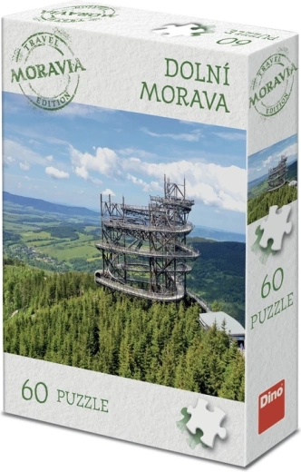 Dino puzzel toeristische editie Moravië: Dolní Morava 60 stukjes