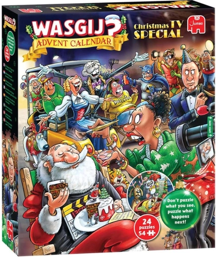 Jumbo Wasgij adventskalender Kerst-tv-special