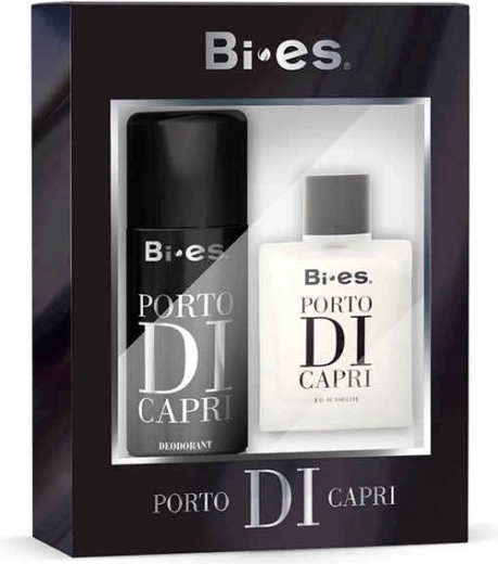 Bi-Es Porto di Capri heren cadeau set – deodorant 150 ml + aftershave 100 ml
