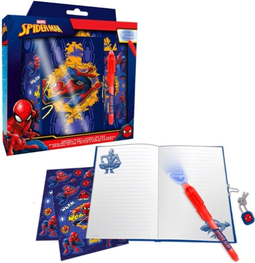 Herinneringsboek met toverpen SPIDER-MAN