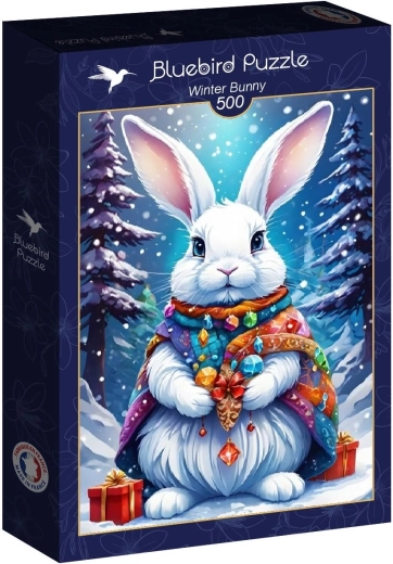 Bluebird puzzel winterkonijntje 500 stukjes
