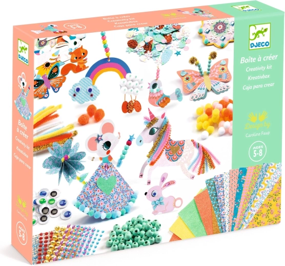 Creatieve box Regenboogwereld DJECO