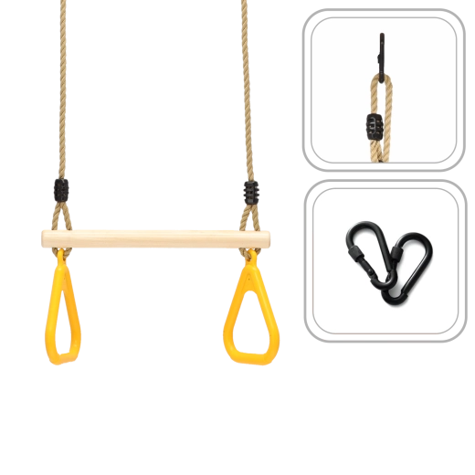 Driehoekige handgrepen voor veilig spelen