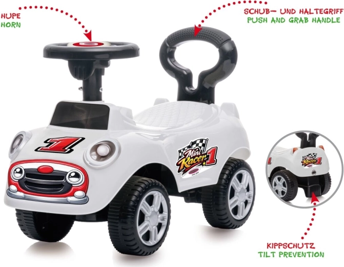 JAMARA loopauto en loopwagen Mini Racer 2-in-1 wit