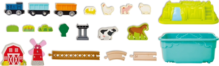 Complete boerderij met 40 delen