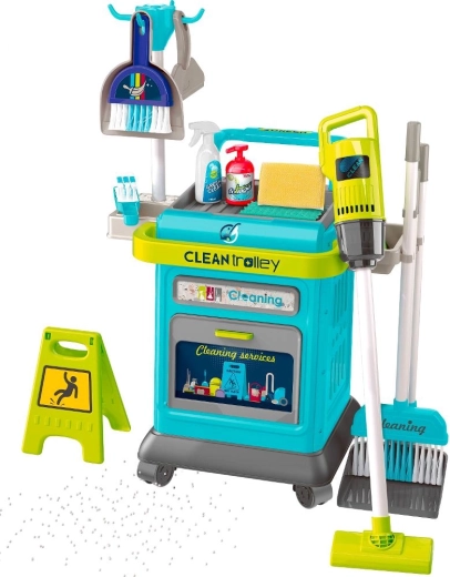 Buddy Toys schoonmaakkar voor kinderen met stofzuiger
