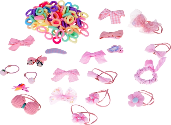 Rijke set haaraccessoires