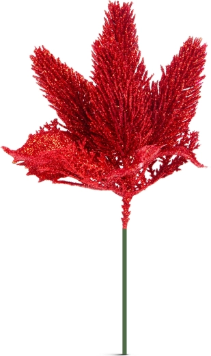 Glitterend rood accent