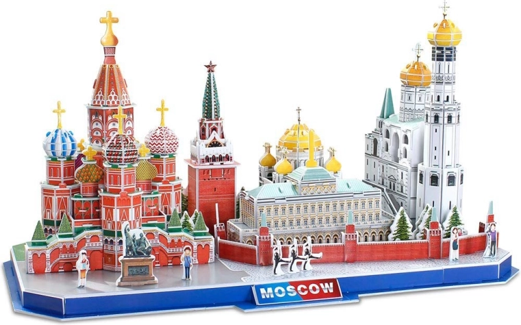 Panorama van Moskou in 3D