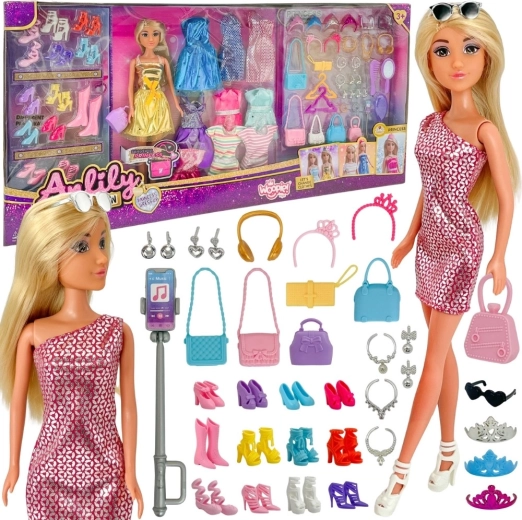 WOOPIE ROYAL modepop Lili met jurkjes en accessoires