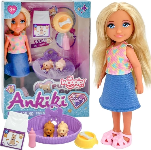 WOOPIE Royal pop Ankiki met puppy's en accessoires