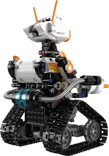 Rupsbandrobot met bewegende onderdelen