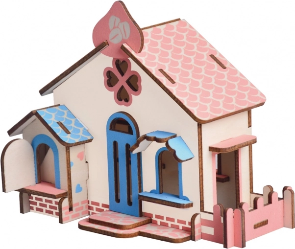 Houten 3D-puzzel Chocoladehuis voor kinderen