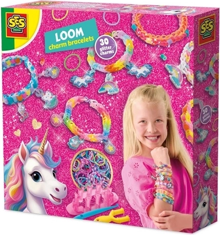 SES magische eenhoornarmbandjes en glitterbedeltjes