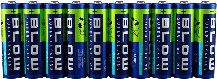 BLOW super-alkalische batterijen AA (LR6) 10 stuks