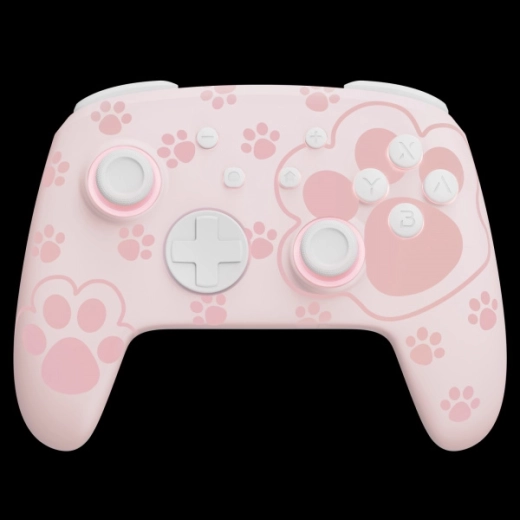 Draadloze controller FUNLAB Firefly Pro voor Switch met kattenpootmotief