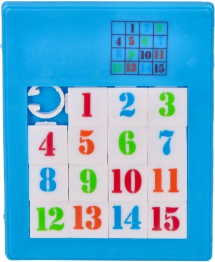 Klassieke 15-puzzel voor het trainen van logica