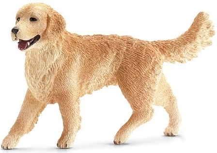 Schleich teefje van de golden retriever