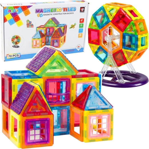 Magnetische bouwset met 70 onderdelen