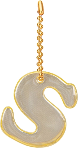 Baagl reflecterende hanger letter S
