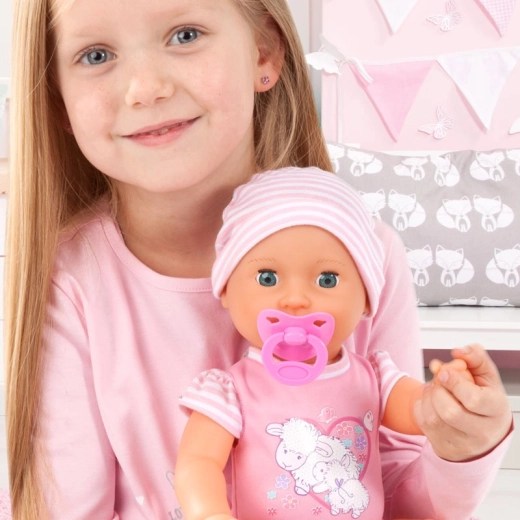 Schattige baby met slapende ogen