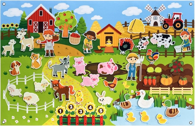 2Kids Toys interactieve speelwand boerderij