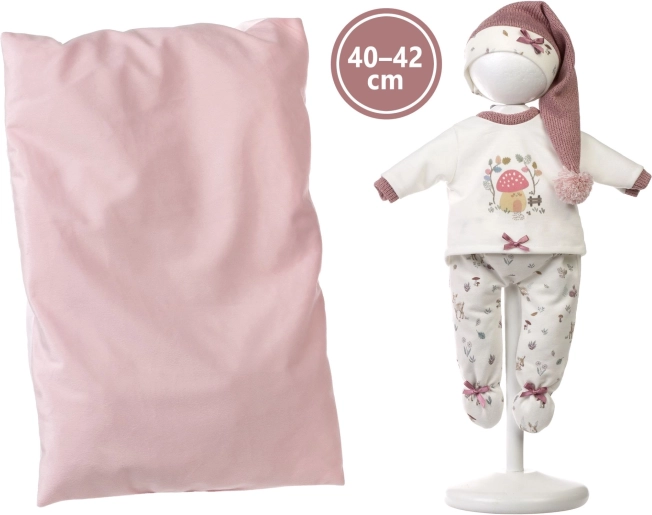 Kleding en accessoires voor LLORENS-pop 40 cm – set van 4 stuks