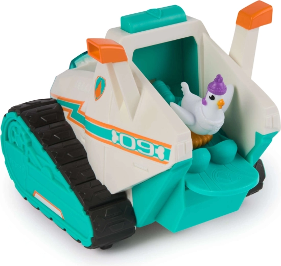 Actieve sneeuwscooter met rupsbanden