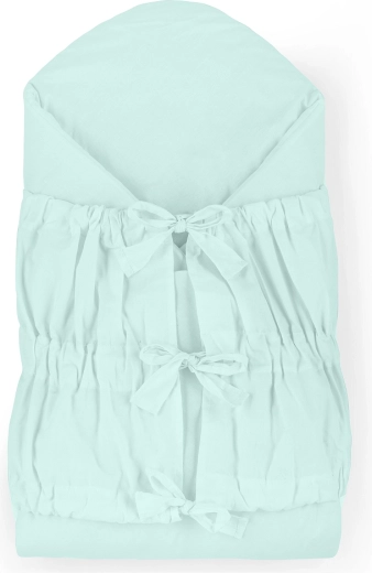 Petite&Mars veterswaddle Nurse met kokos-inleg Frosted Mint 75 × 75 cm