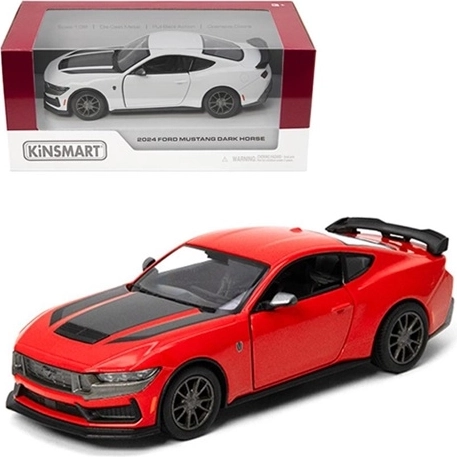 Kinsmart Ford Mustang Dark Horse 2024 metalen model op schaal 1:38 - 1 stuk