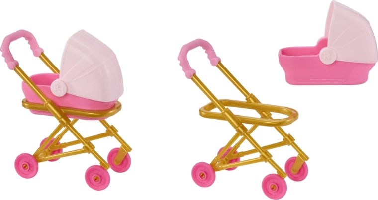 Elegante poppenkinderwagen
