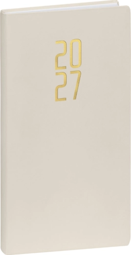 Notique zakagenda Ponza 2027 crème 9 × 15,5 cm