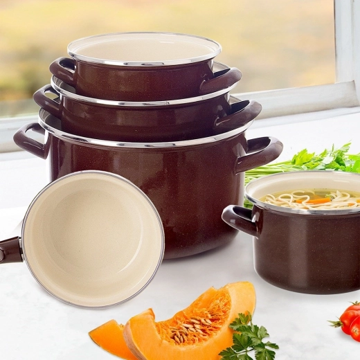 Grote inhoud 8 l voor gezinskoken