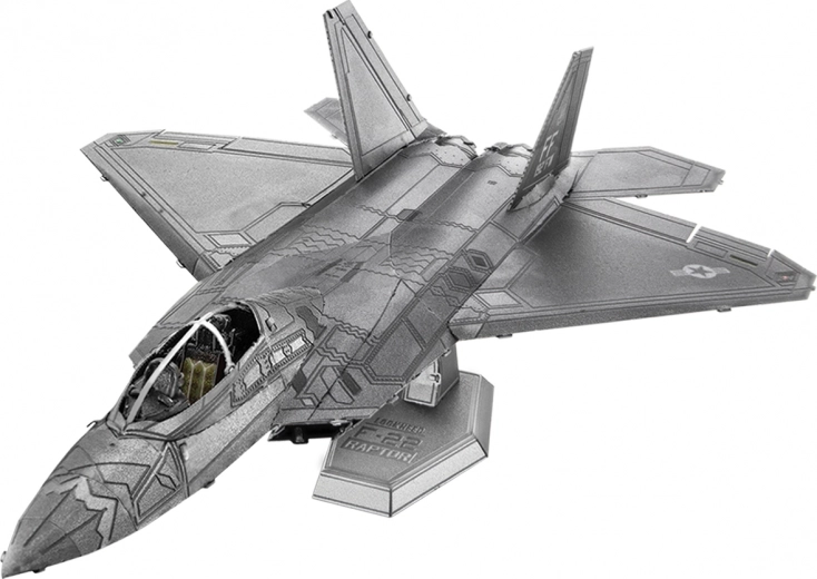 3D metalen puzzel F-22 Raptor