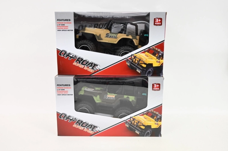 Militaire jeep met afstandsbediening en accupack