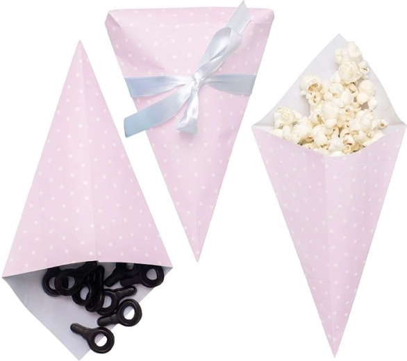 JaBaDaBaDo snoepzakjes roze - 6 stuks
