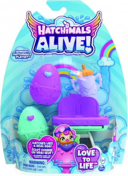 Hatchimals speelset met kinderstoeltje