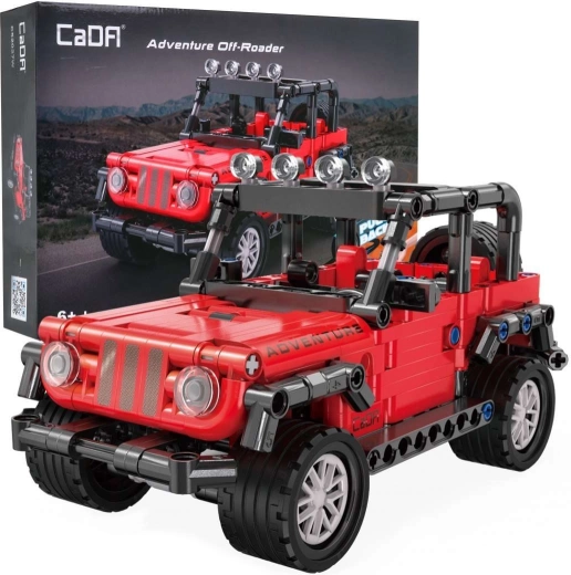 CaDA Adventure Off-Roader terreinwagen met pull-back aandrijving