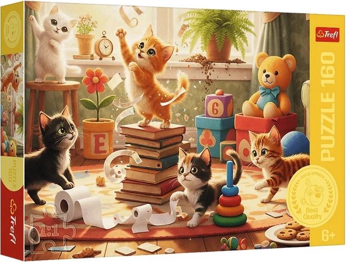 Trefl puzzel Kattenkwaad 160 stukjes
