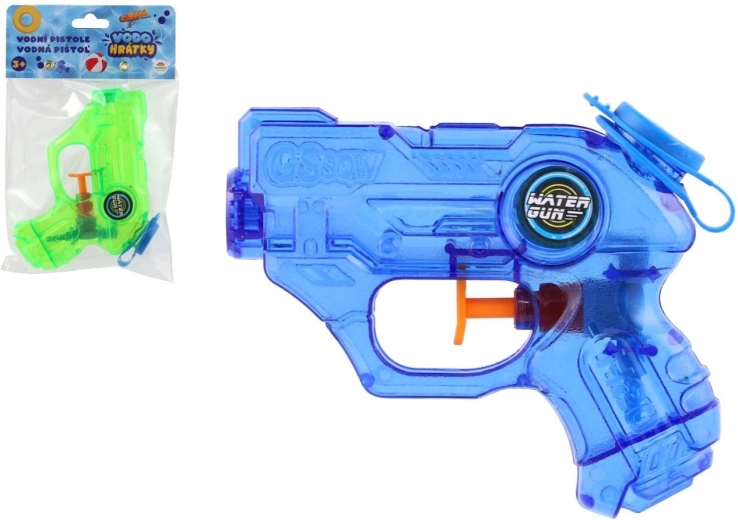 Doorzichtig waterpistool voor kinderen 11 cm - 1 stuk