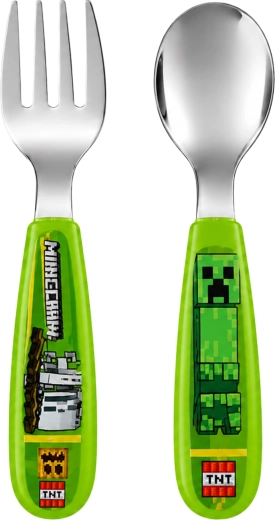 Kinderbestek Minecraft – vork en lepel