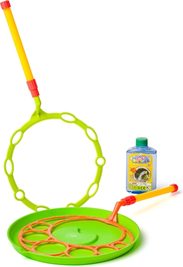 Woobly Boobly set voor grote bellen met 2 opzetstukken en 300 ml oplossing