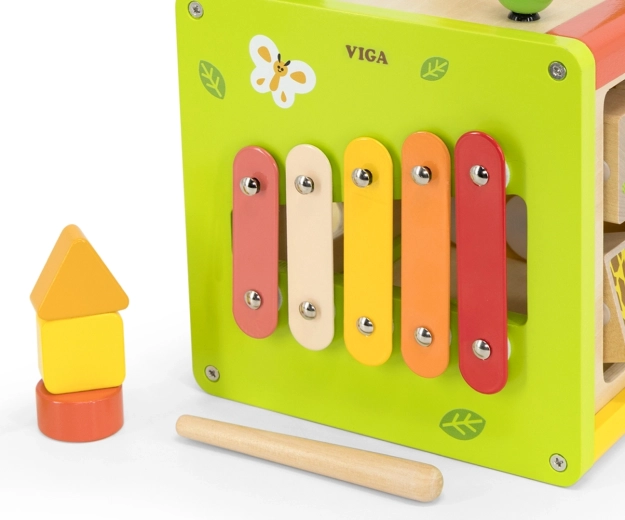 Muzikaal spelen met de xylofoon