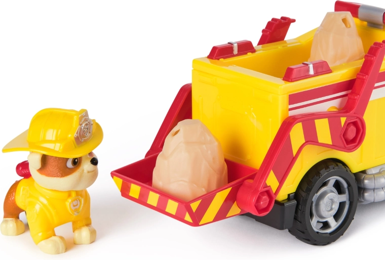 Gedetailleerd voertuig en Rubble-figuur