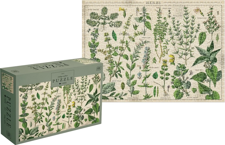 Puzzel Vintage Nature: kruiden 1000 stukjes