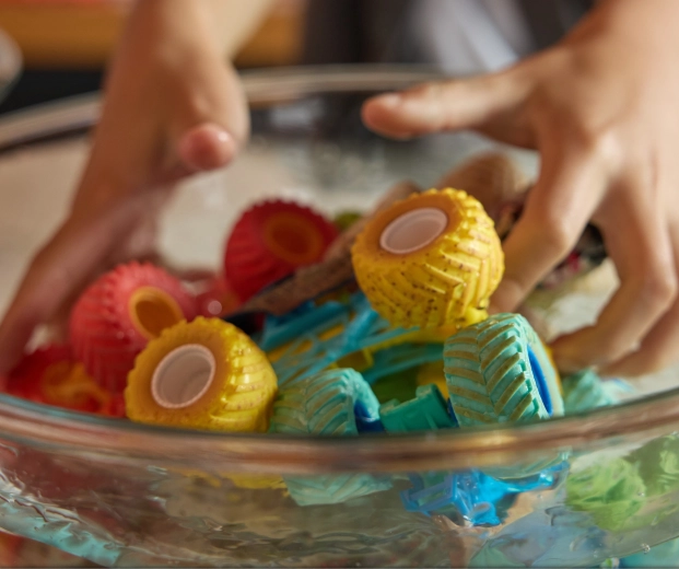 Van kleur veranderen met warm en koud water