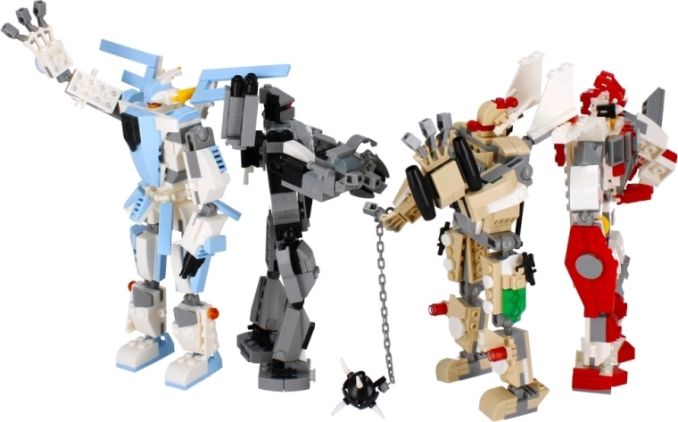 Beweeglijke mech voor dynamische poses