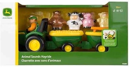 Tomy John Deere geluidstraktor met dieren