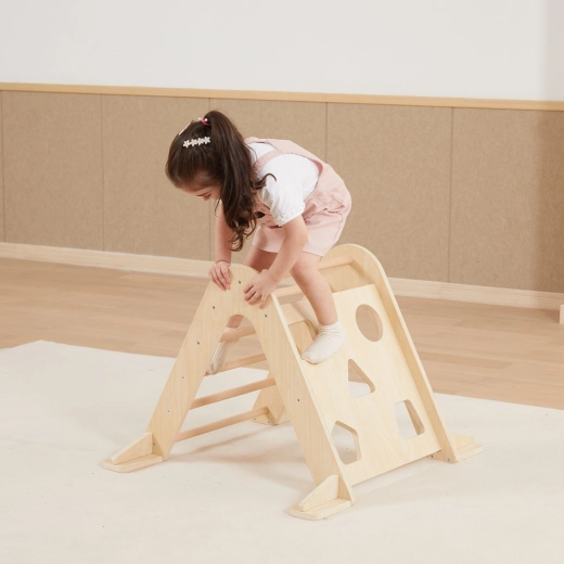 Pikler-driehoek met dubbele uitdaging