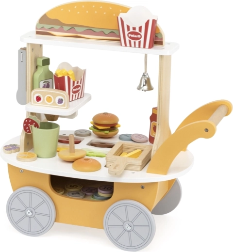 Mobiel houten kraampje